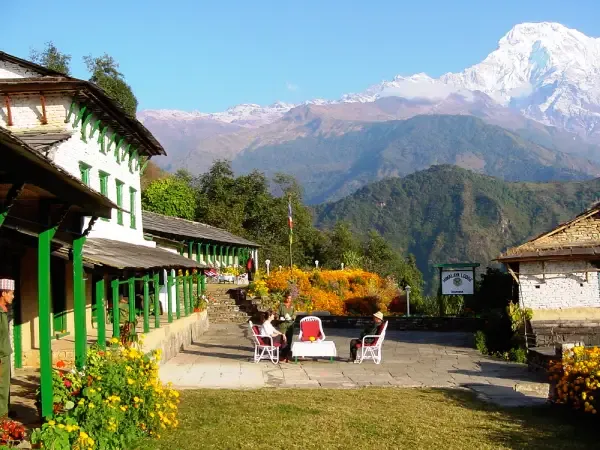 Beautiful Ghandruk village in Nepal