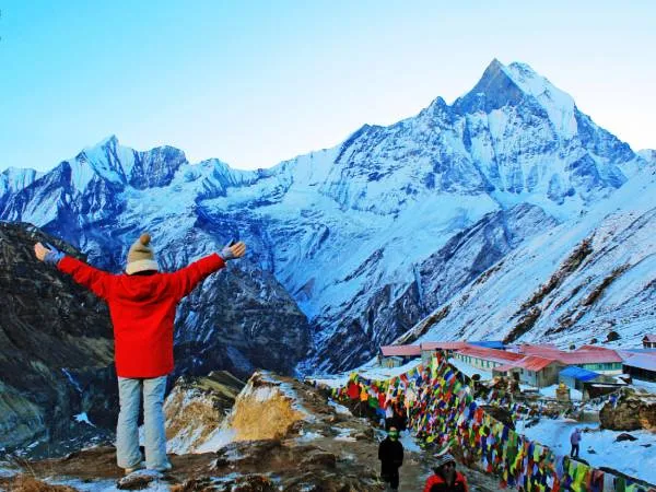 Beautiful views of Annapurna in October