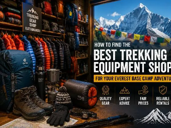 Best trekking equipment shops for EBC
