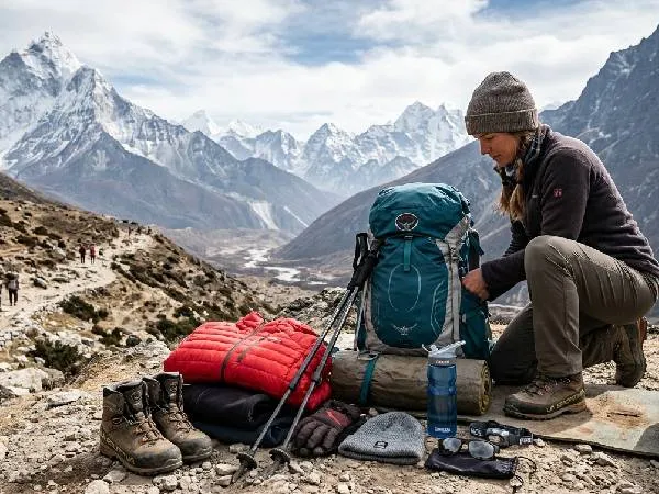Everest base camp trek packing list
