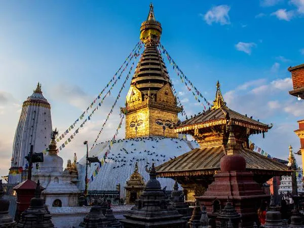 Monastery at Swayambhunath stupa