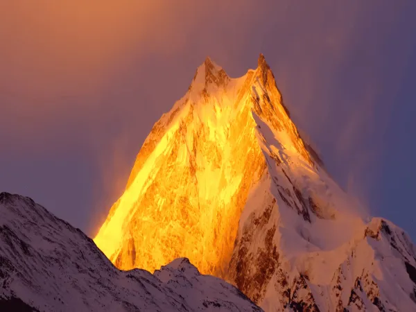 Sunrise over manaslu ranges