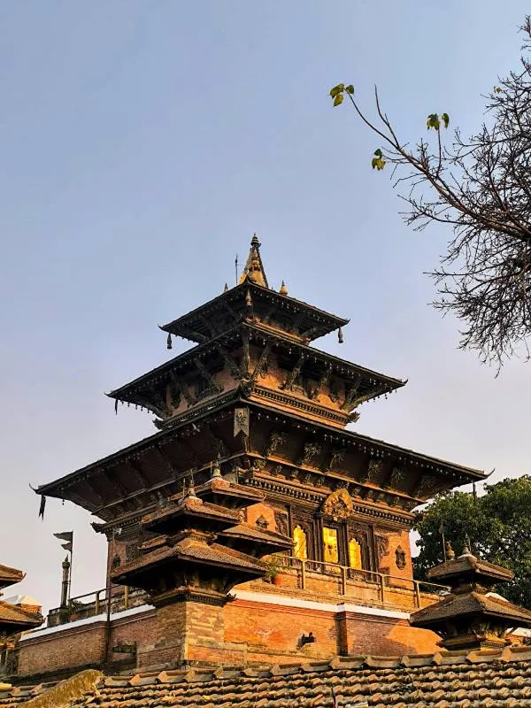 Beautiful temple in Nepal tour