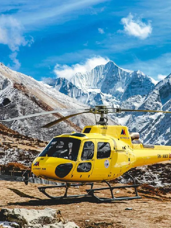 Helicopters on Mountains