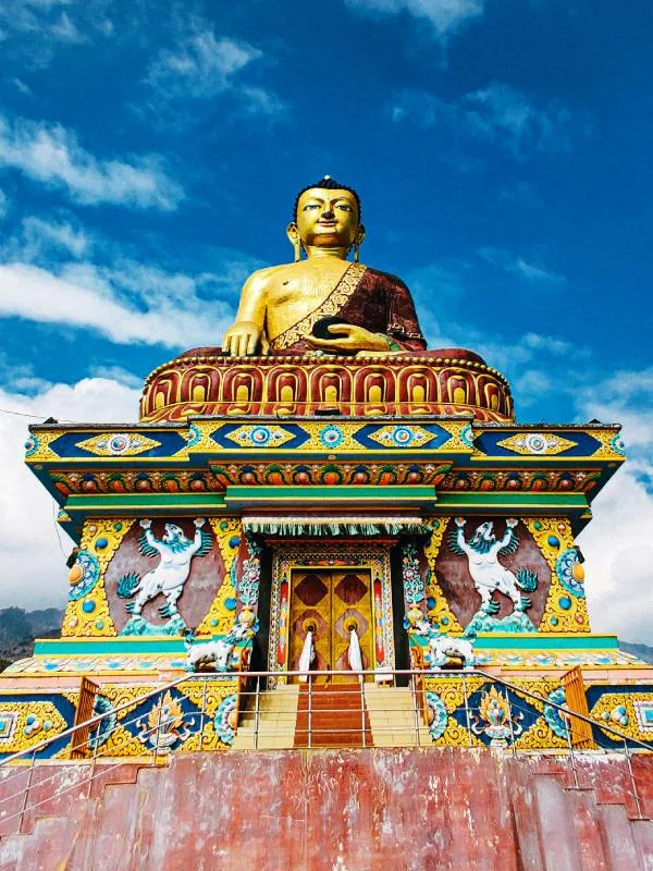 Lord Buddha statue in Tibet