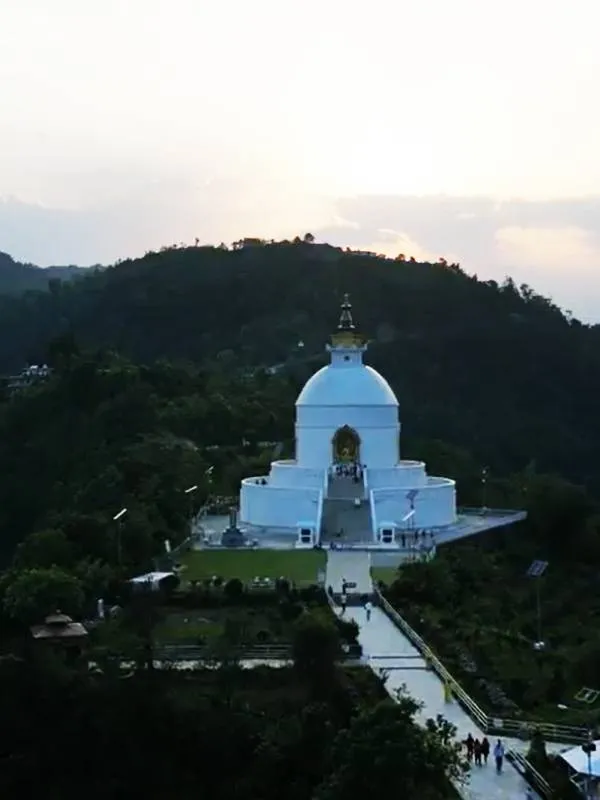 Peace pagoda for Luxury tour in Nepal