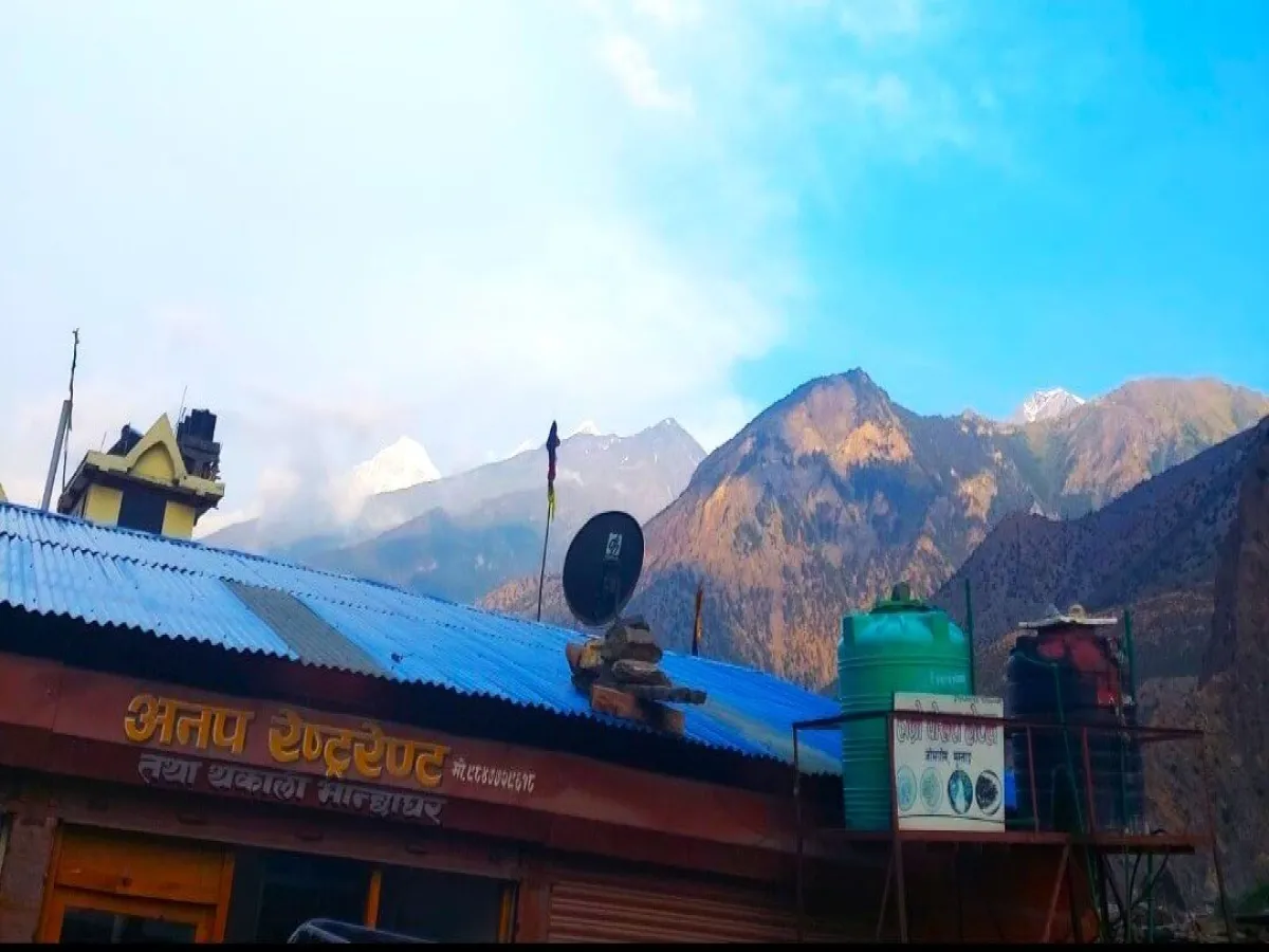 Annapurna ranges seen from the Jomsom