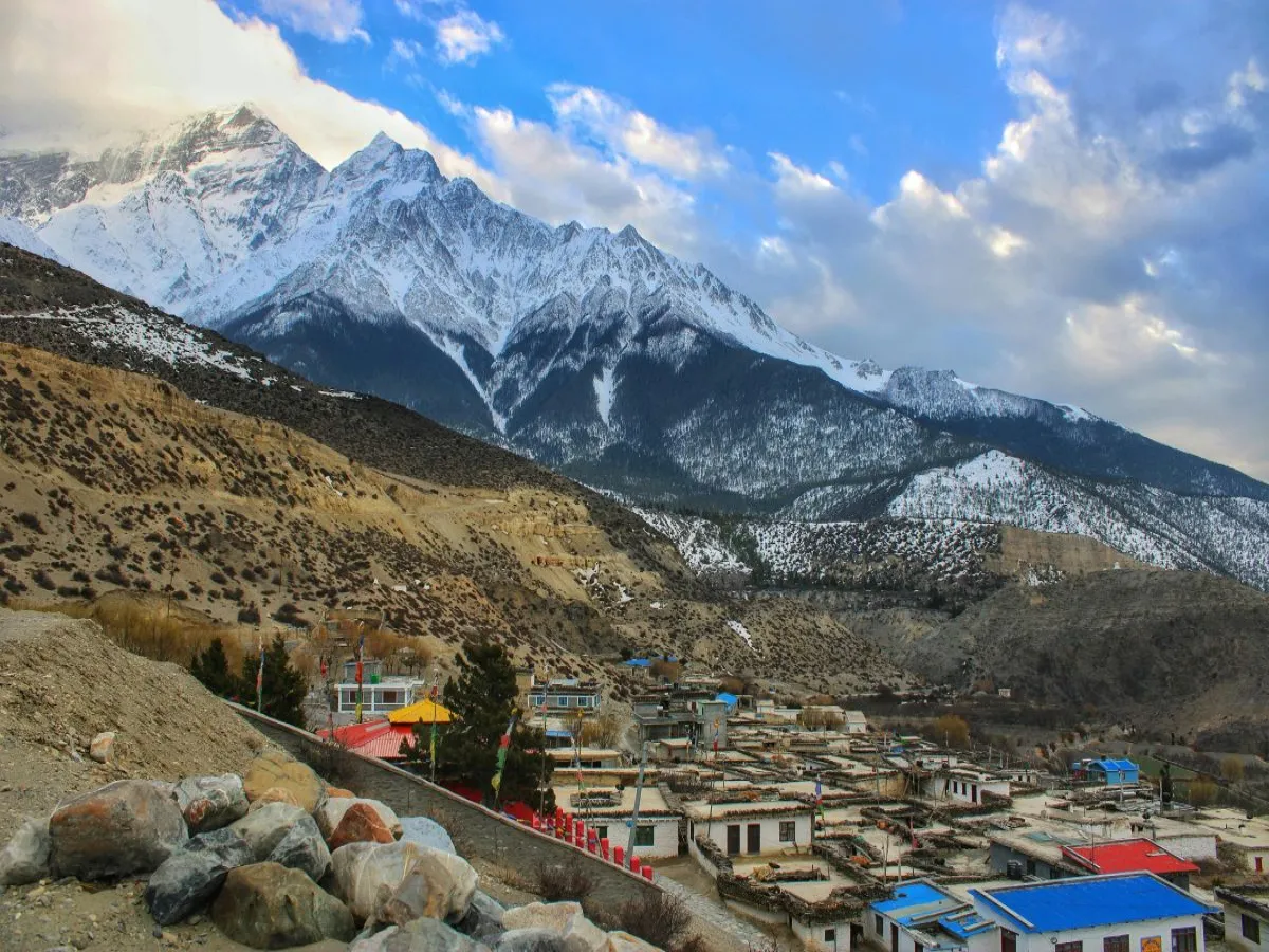 Beautiful Jomsom village