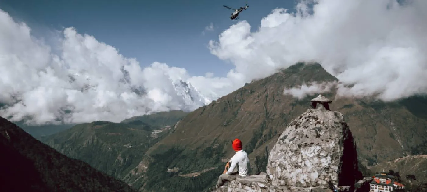Beautiful moment captured on Debuche village EBC