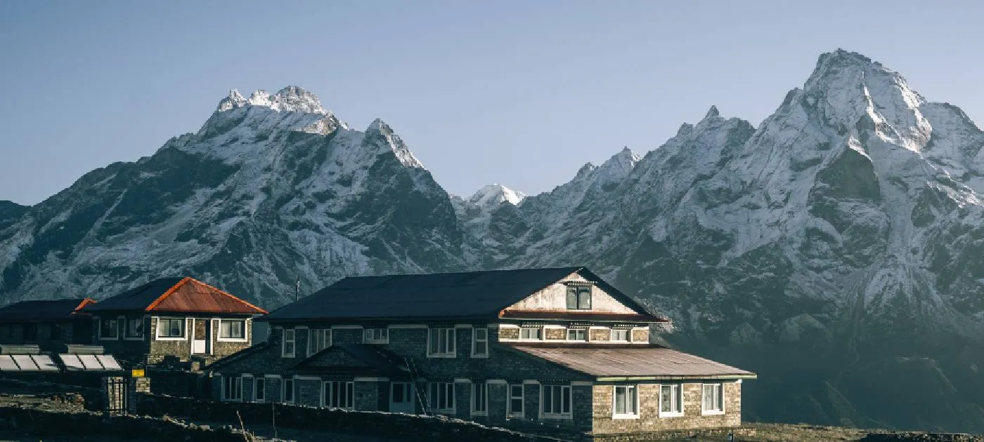 Beautiful tea house accommodation in ebc