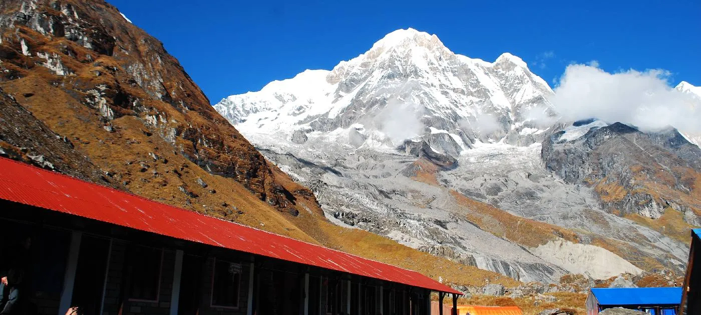 Beautiful tea house in Annapurna base camp