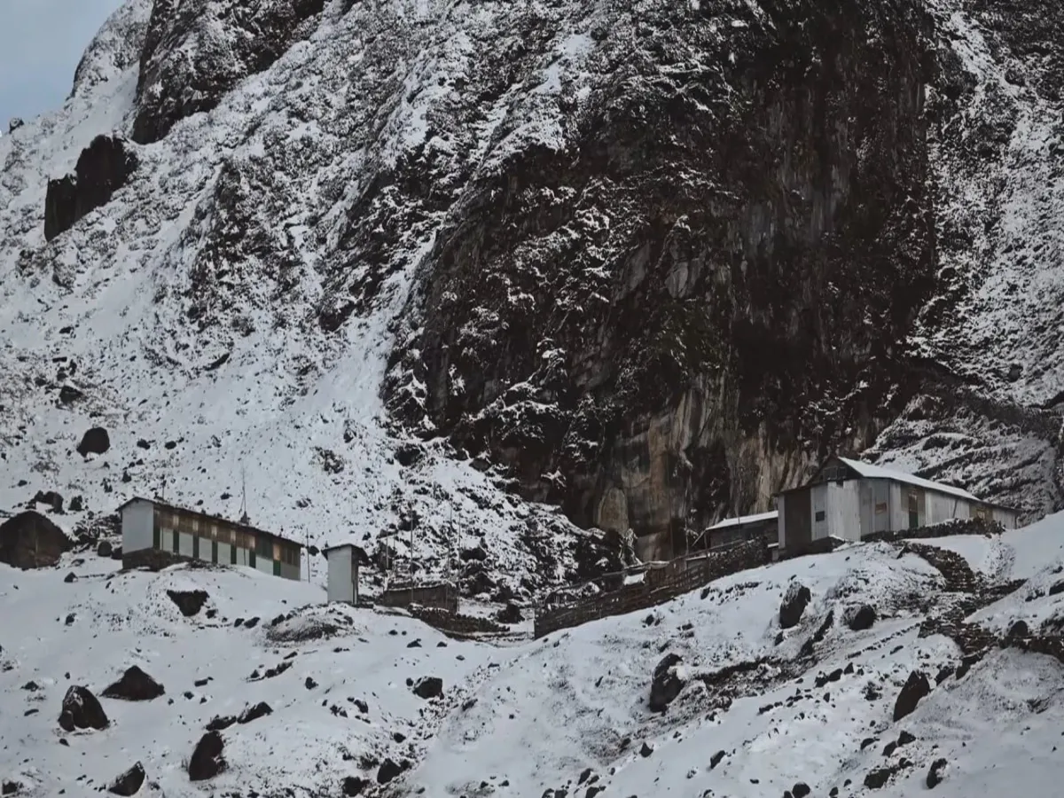 Beautiful tea house of Barun valley national park