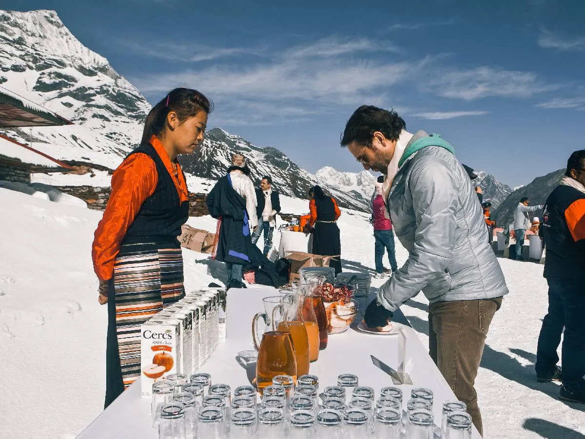 Breakfast at Everest view hotel