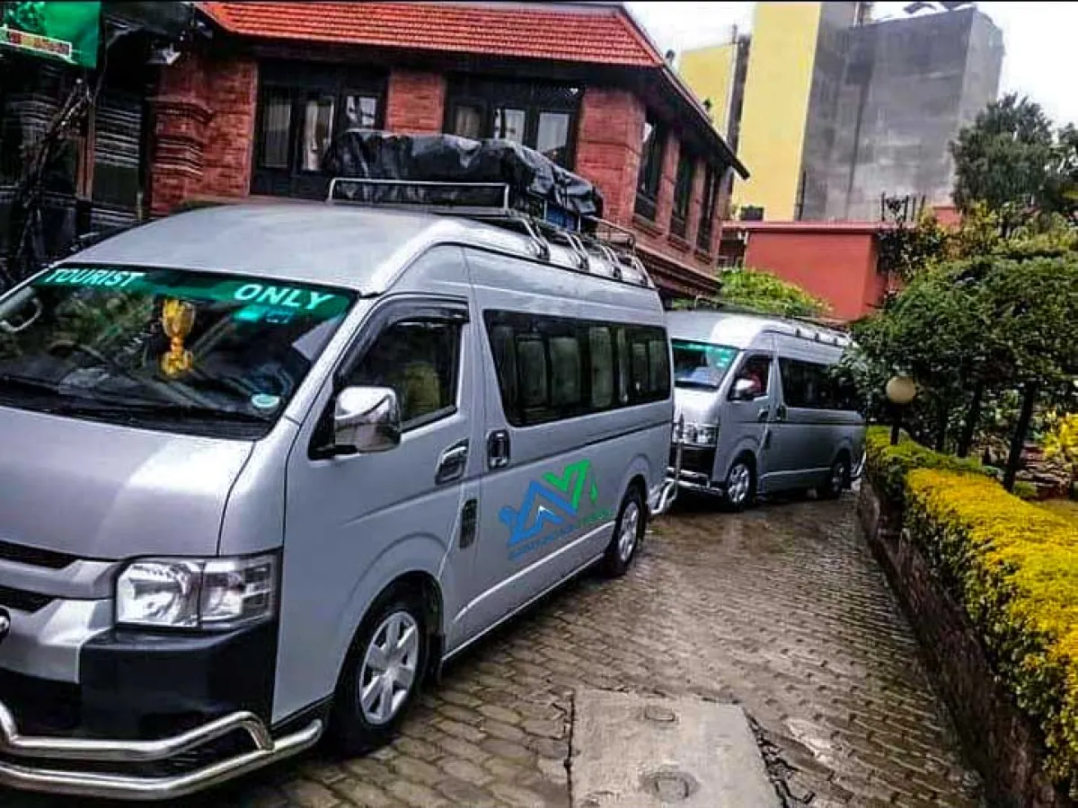Hi-Ace van in Nepal