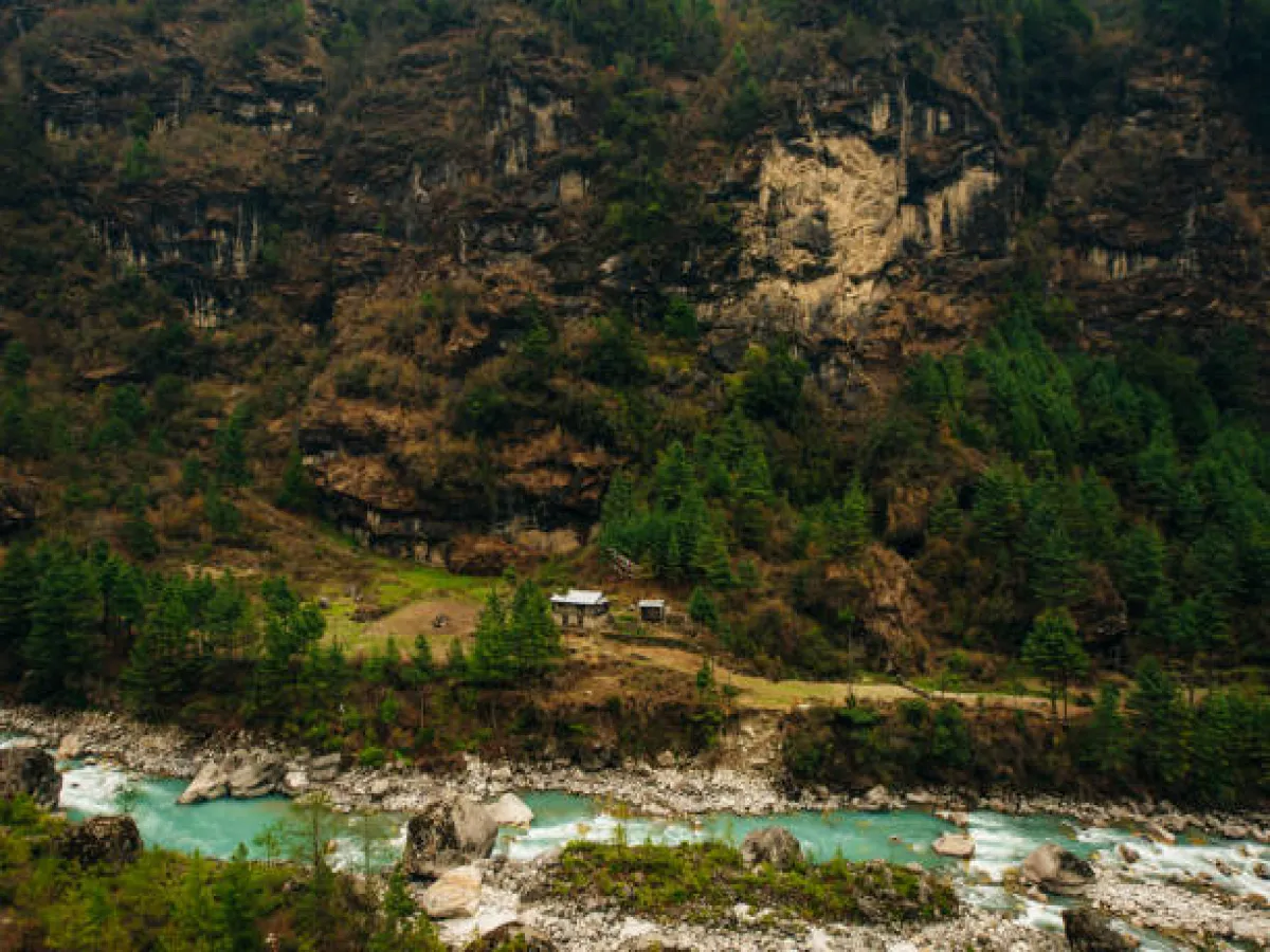 Hills seen during the trail leading to Thorong La Pass