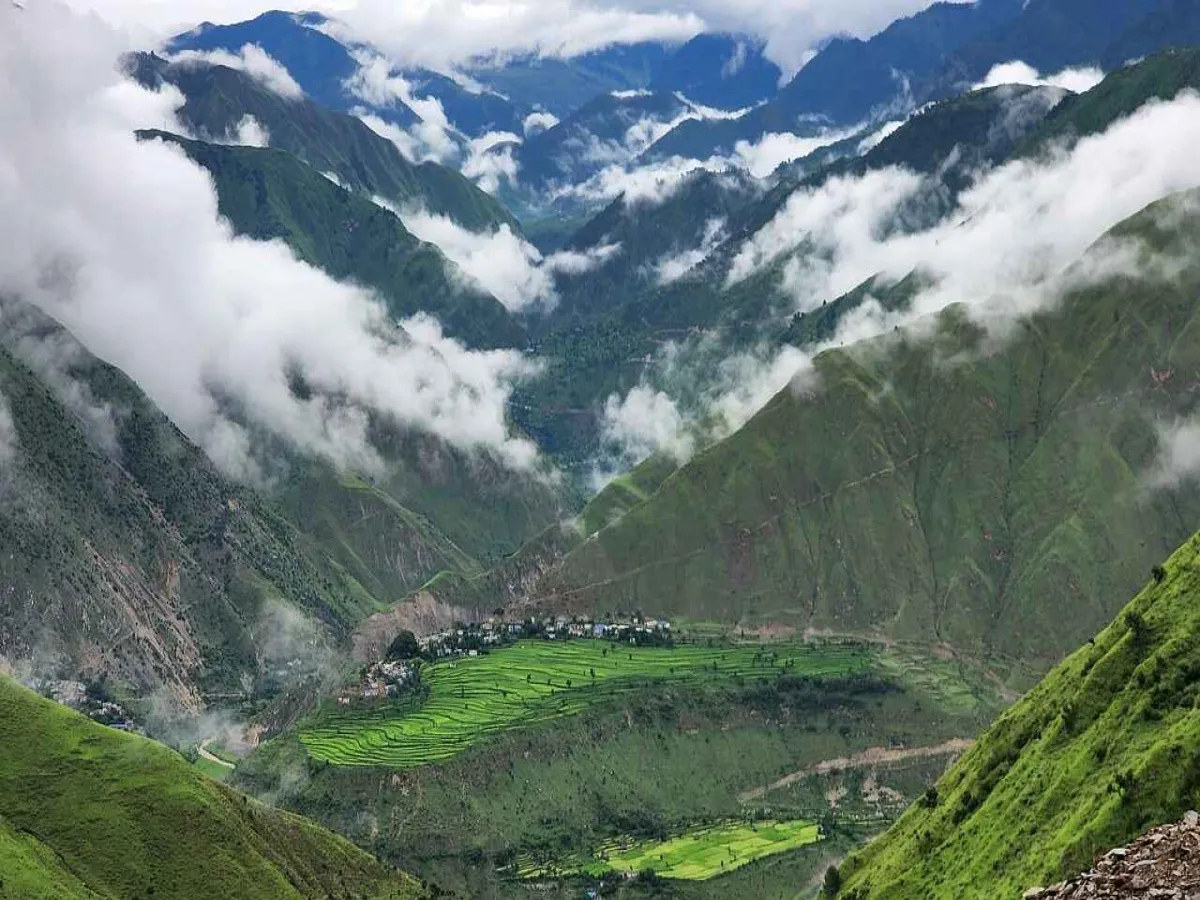 Hills seen from Lwang village