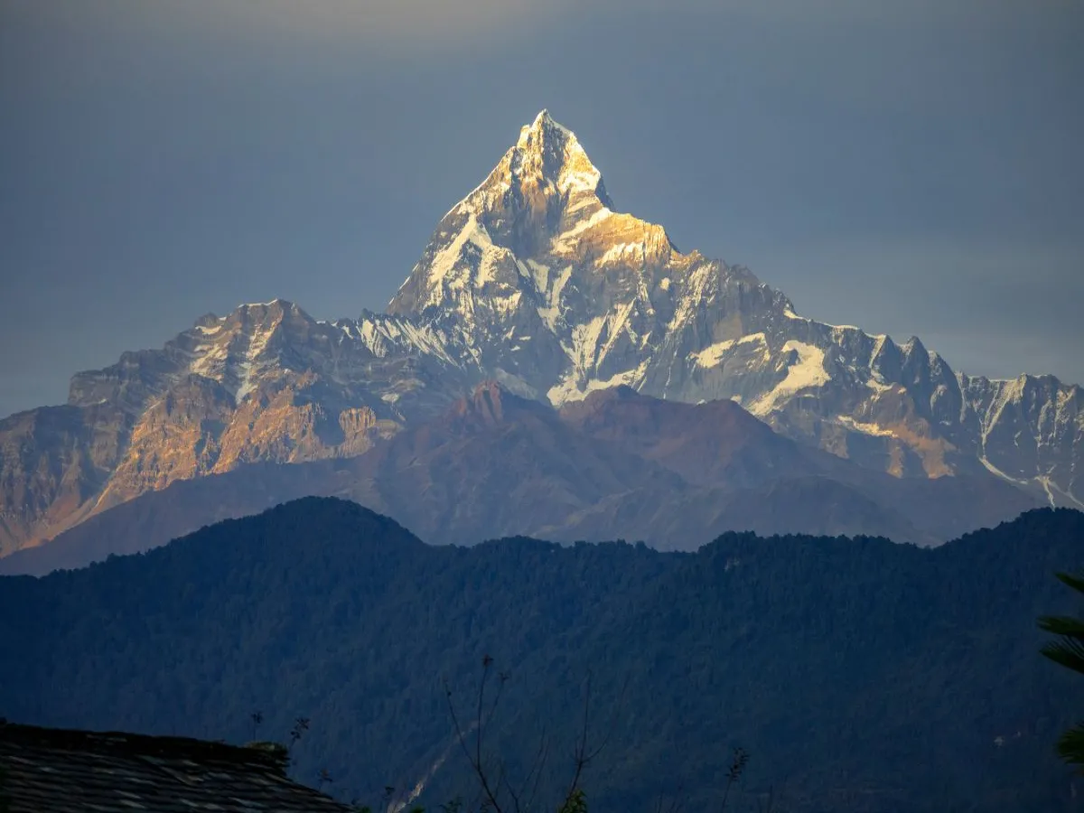 Machapuchhare ranges seen from Pokhara