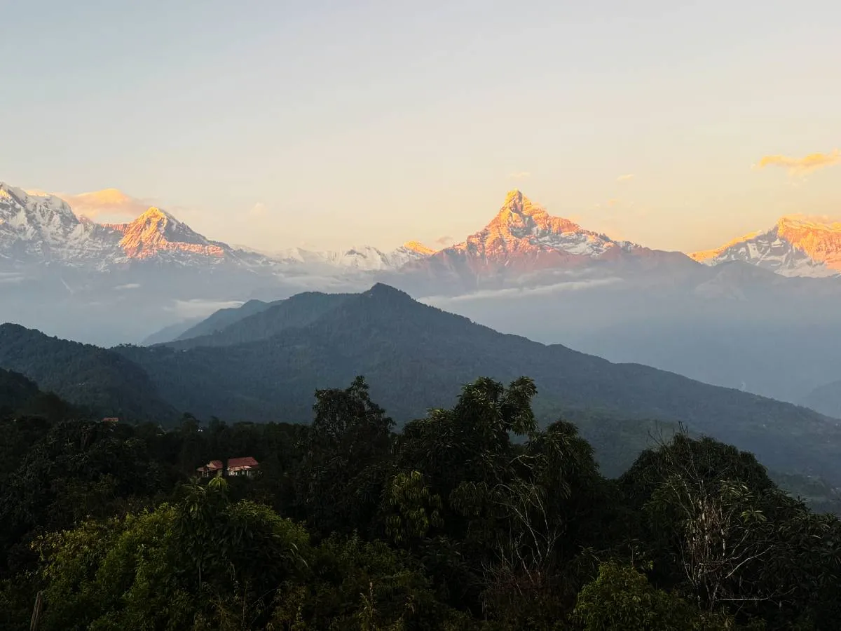 Mountain seen from Nagarkot
