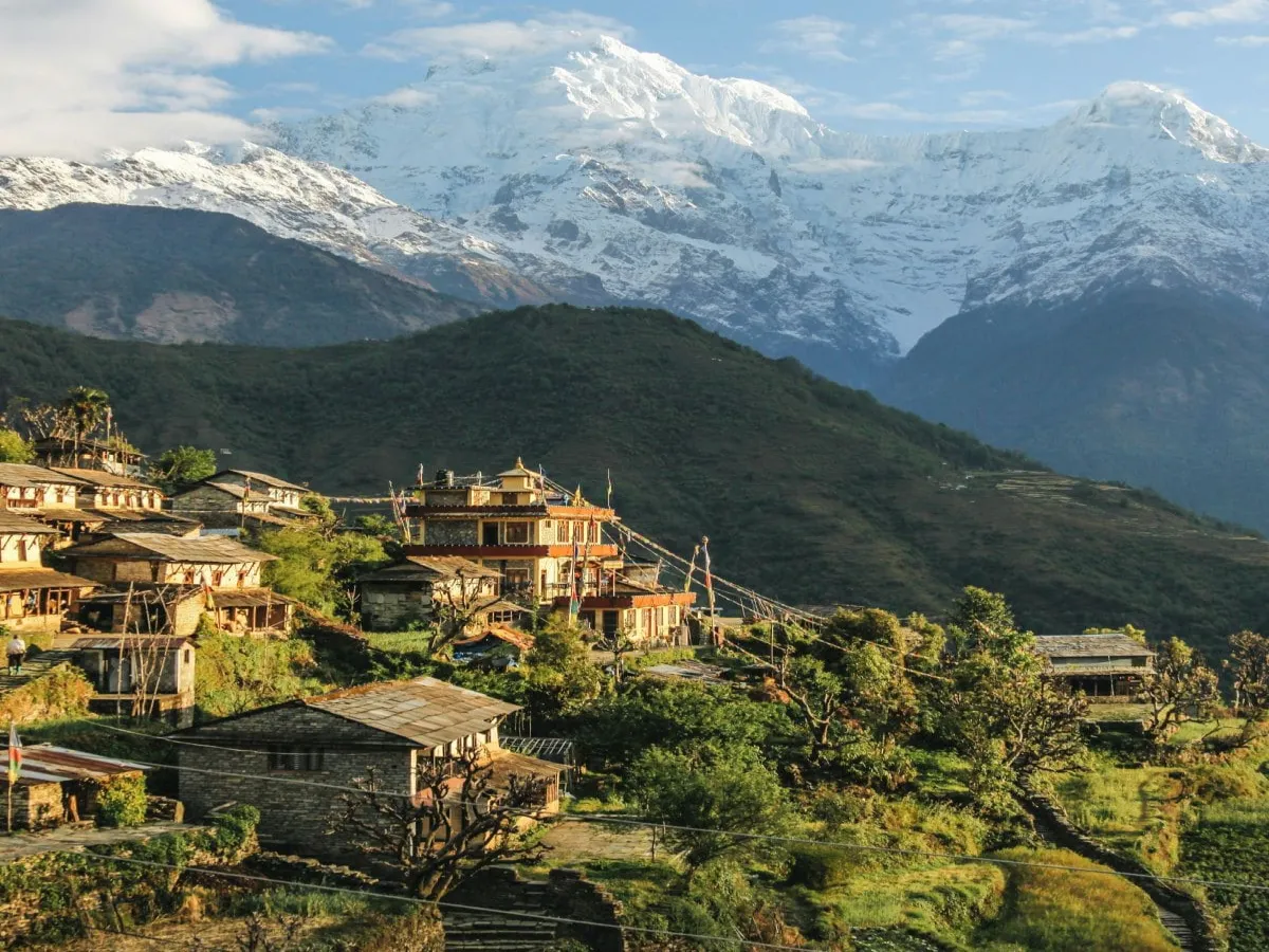 Mountains seen from Sikles village