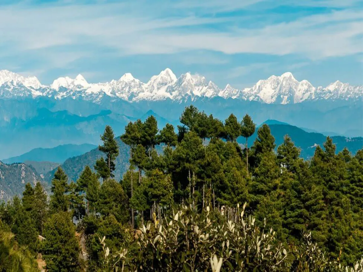 Mountain view from Daman