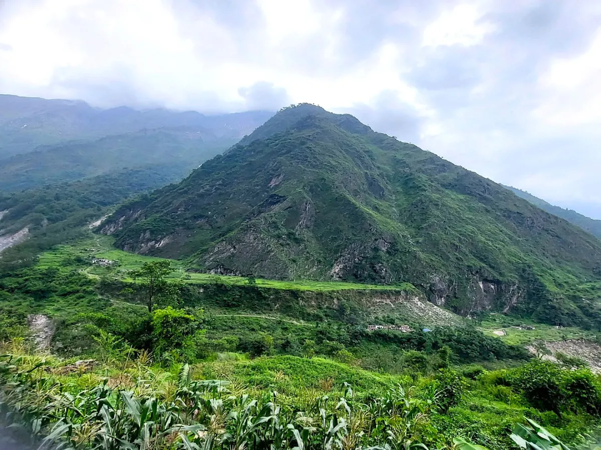 On the way to muktinath temple