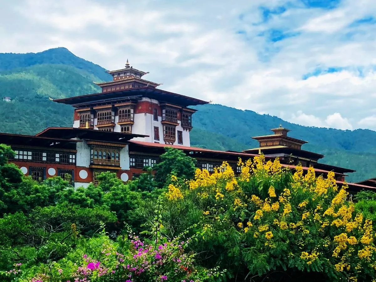 Paro monastery in Bhutan