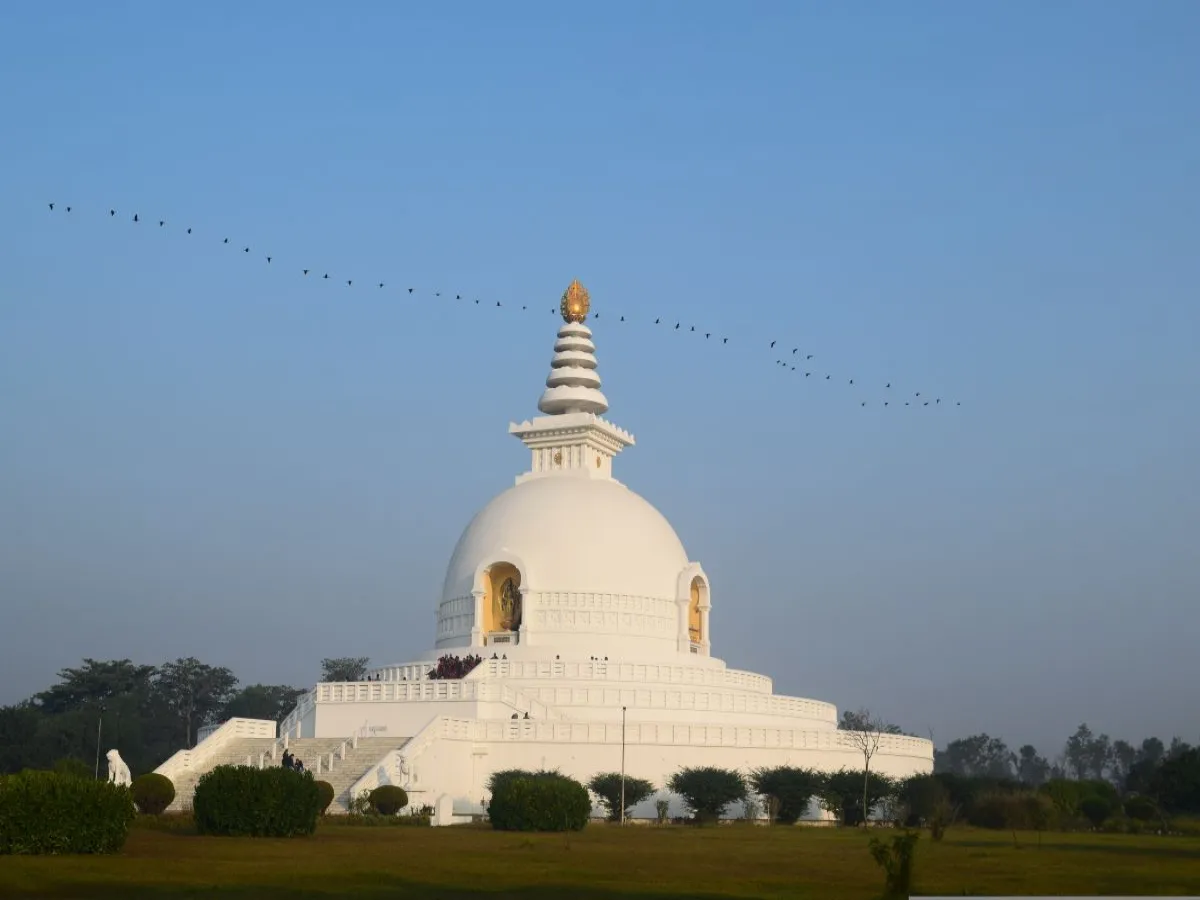 Peace Stupa in Lumbini