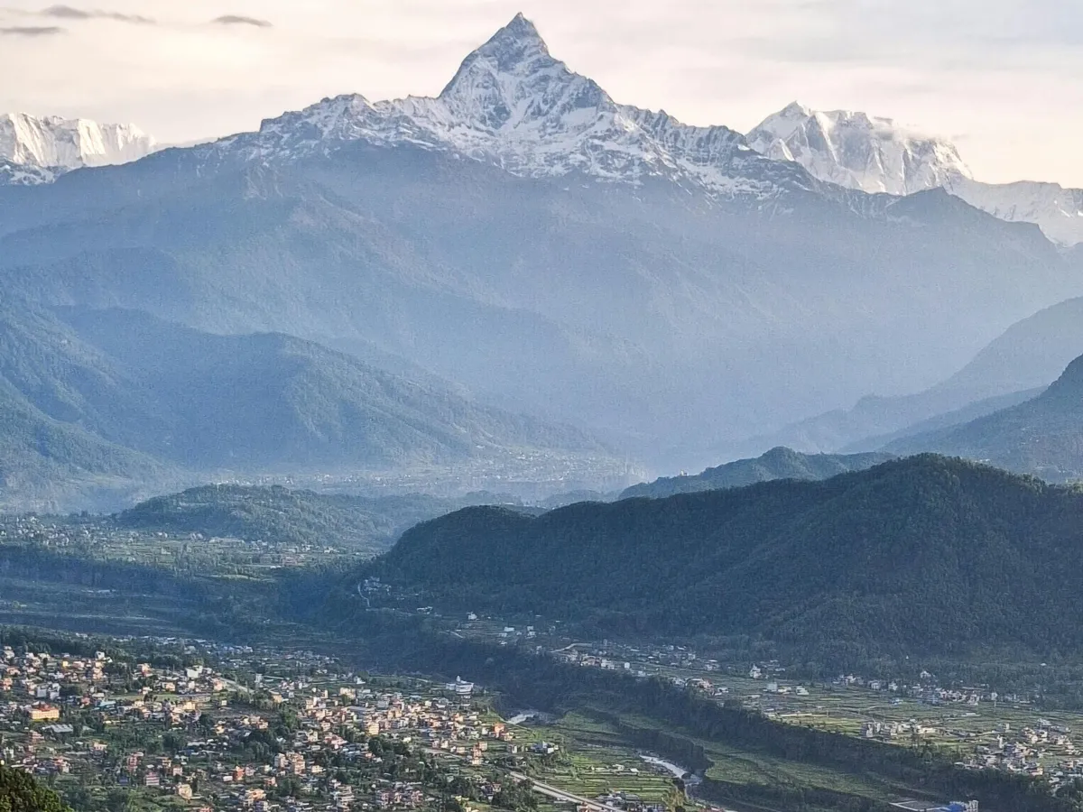Pokhara valley view from Sarangkot
