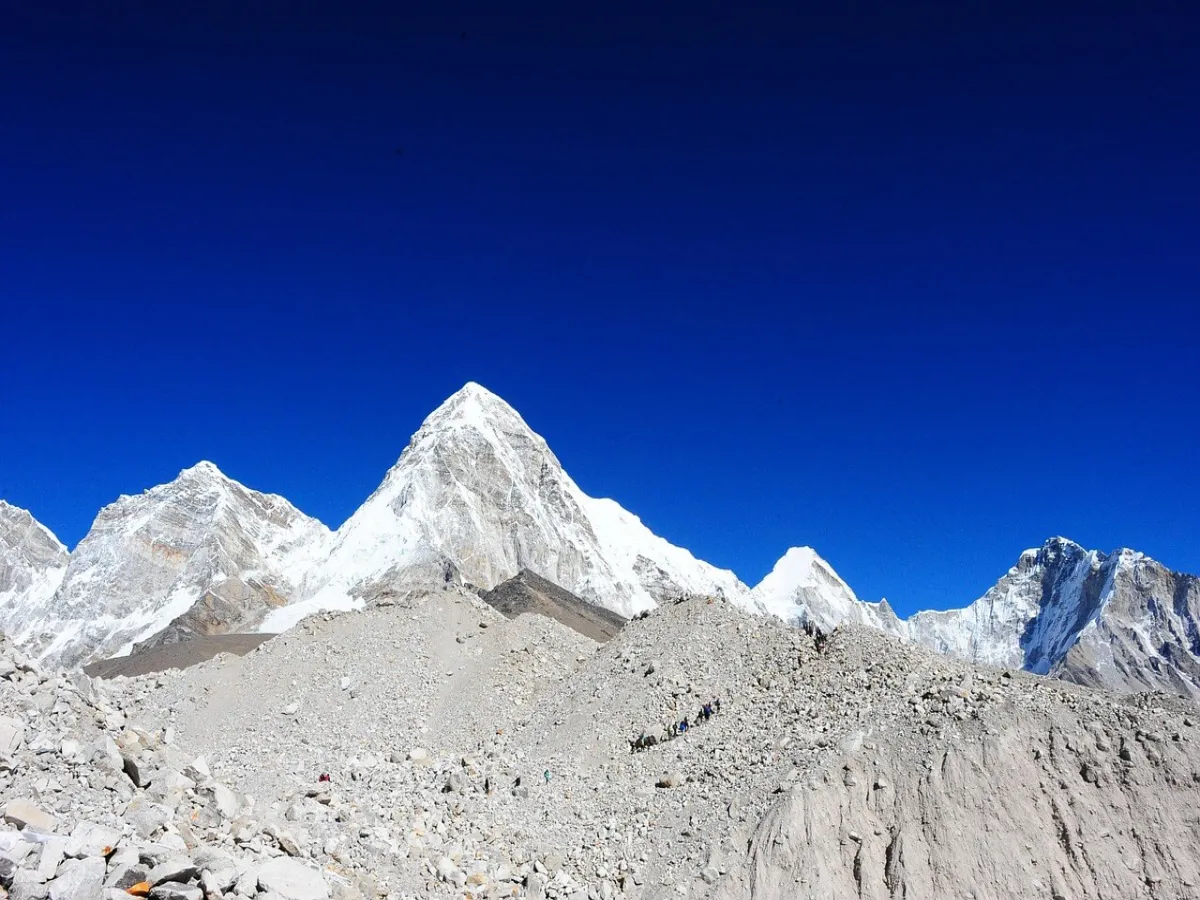 Pumori peak on Everest