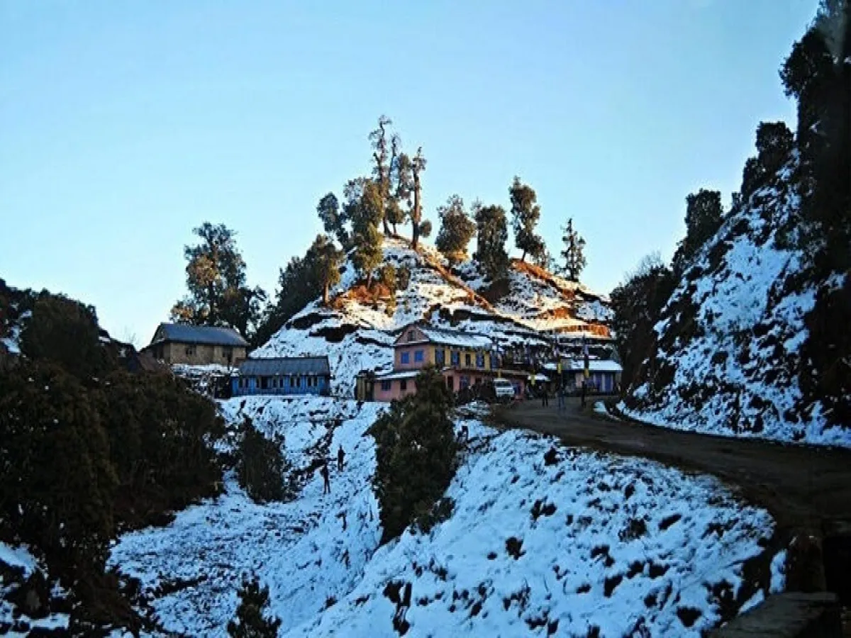 Snow fall in Daman