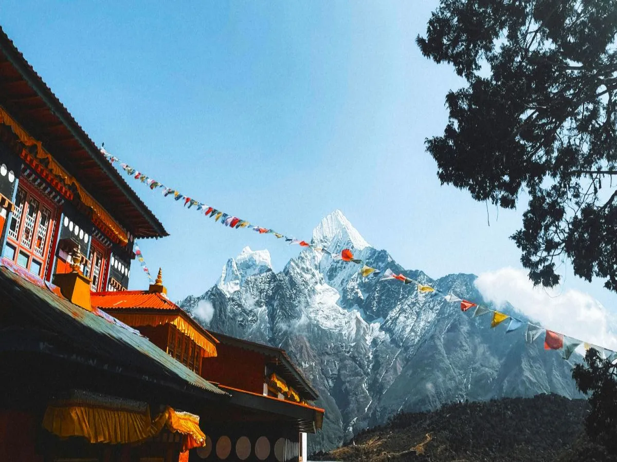 Tengboche monastery in everest region