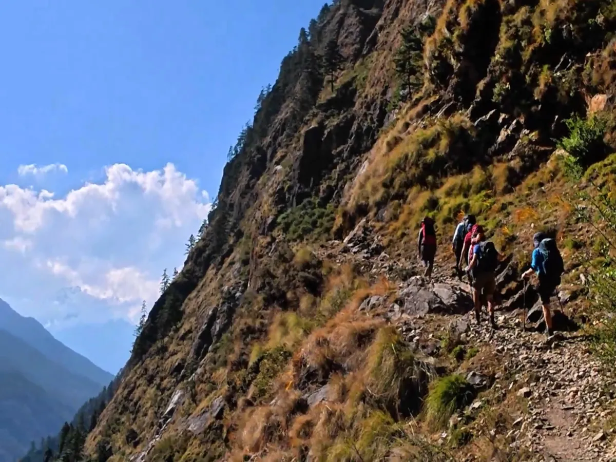 Trekking trail of Ganesh Himal