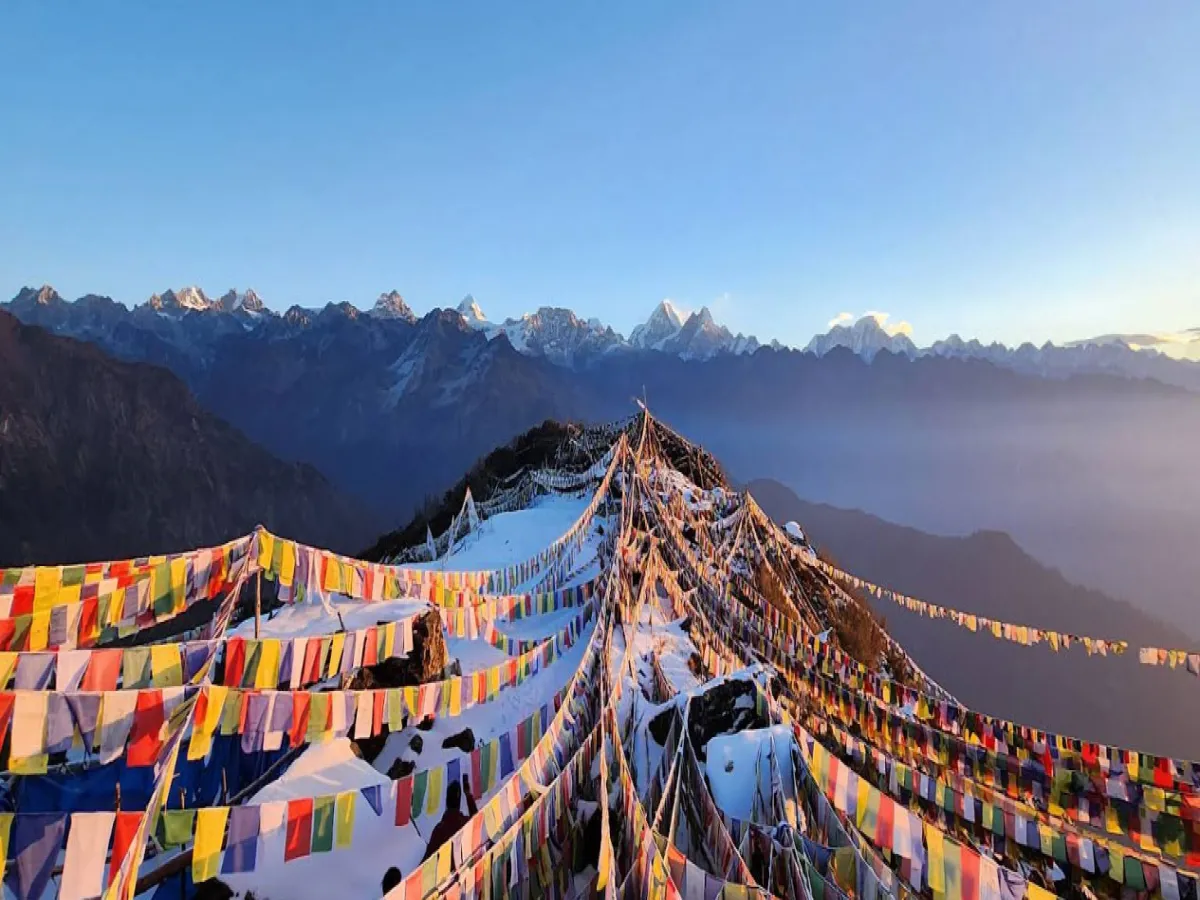 View from ama yangri peak