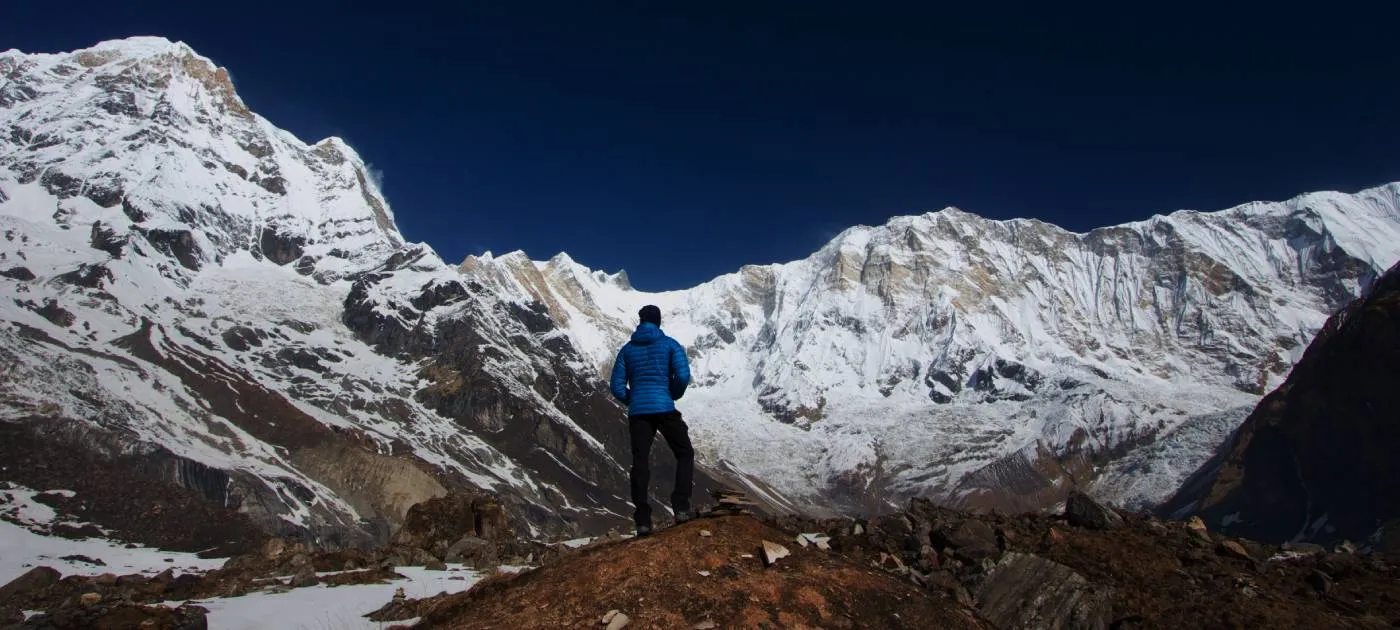 Views of Annapurna in Mardi