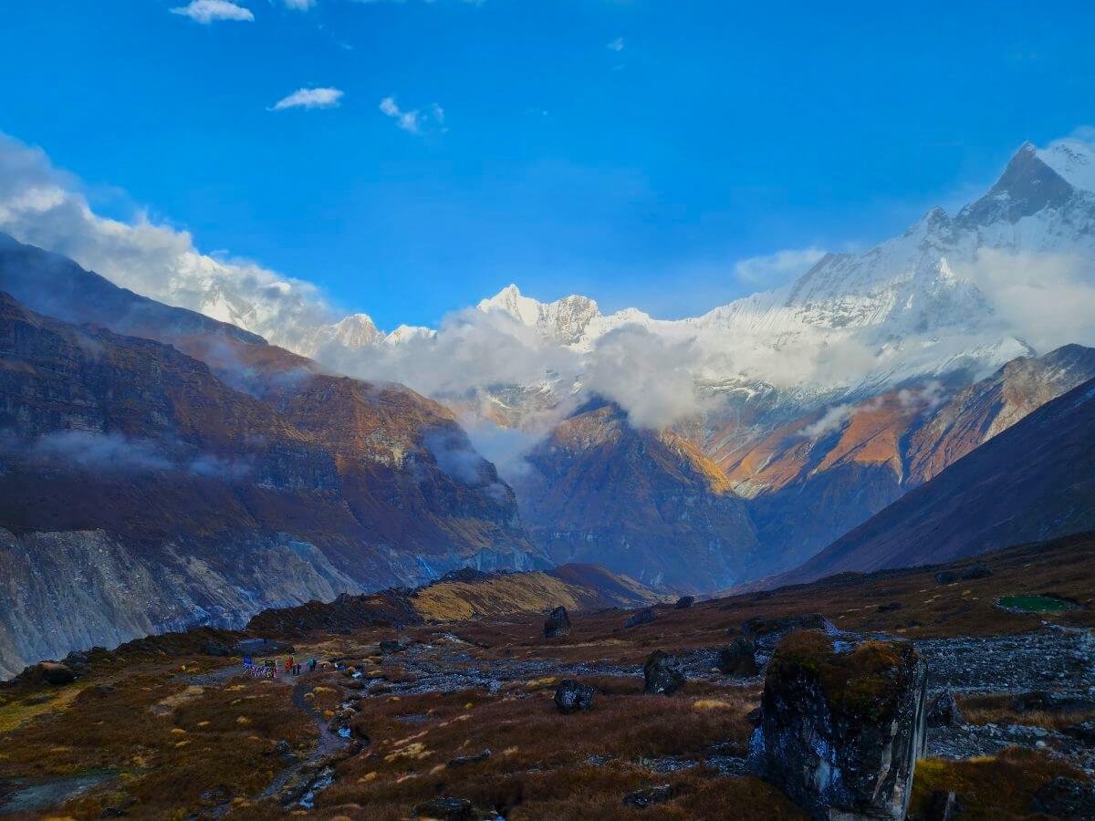 Alpine terrain of Annapurna