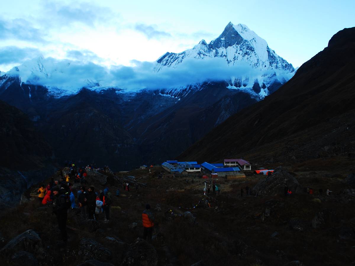 Beautiful Annapurna base camp views in Nepal