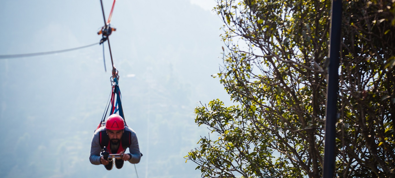 Zipline in Nepal one of the Top 10 Adventurous Things to do in Nepal