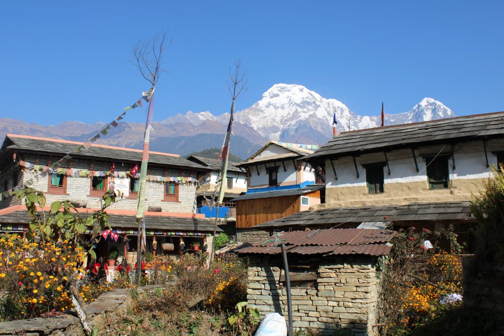 Ghandruk Village located on the heart of Annapurna range.
