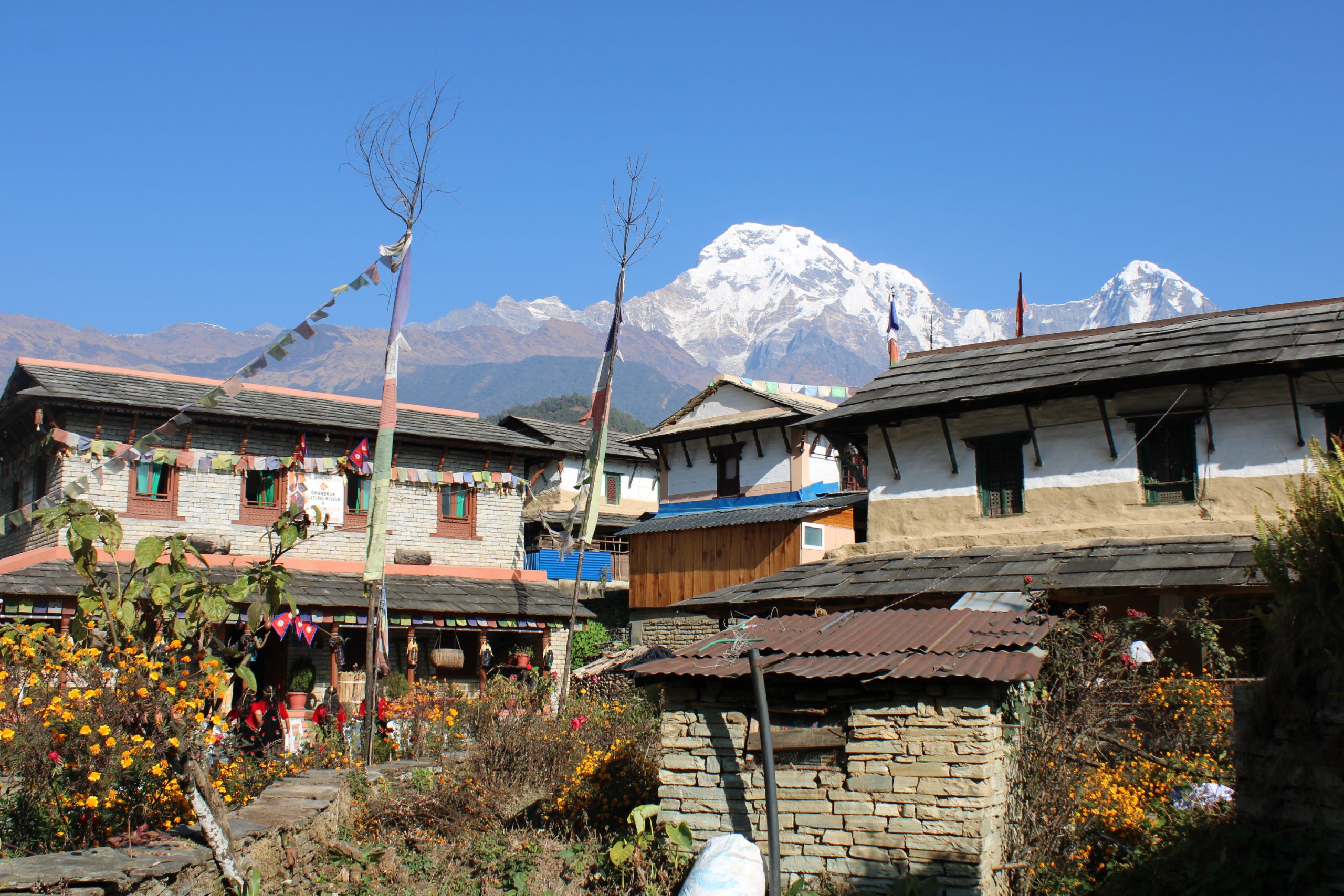 Ghandruk Village located on the heart of Annapurna range.