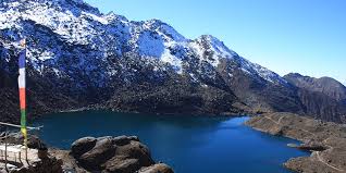 Helambu Trek route with green hills and traditional villages.