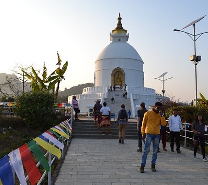 World Peace Stupa is among Best places to visit in Pokhara