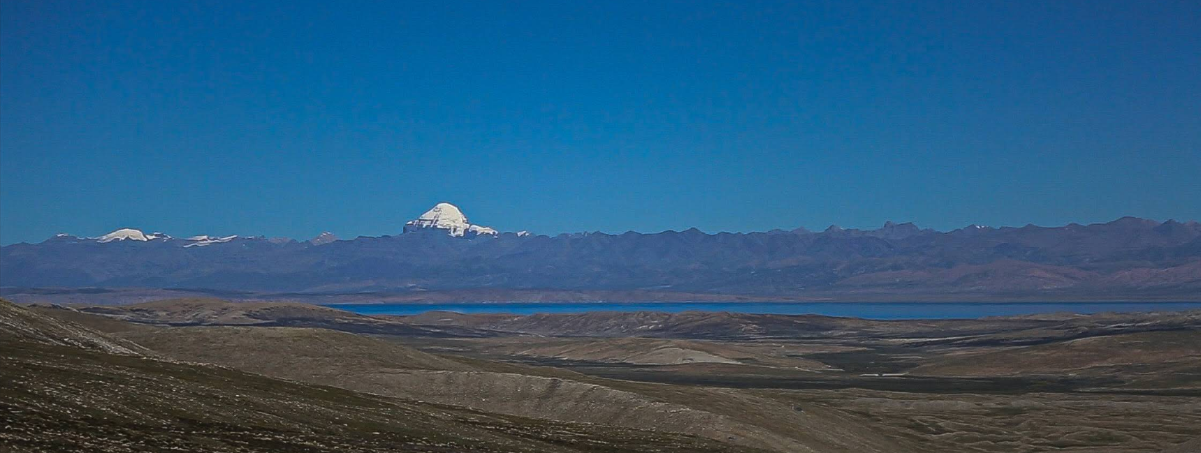 Kailash and Mansarovar on same frame via Hilsa