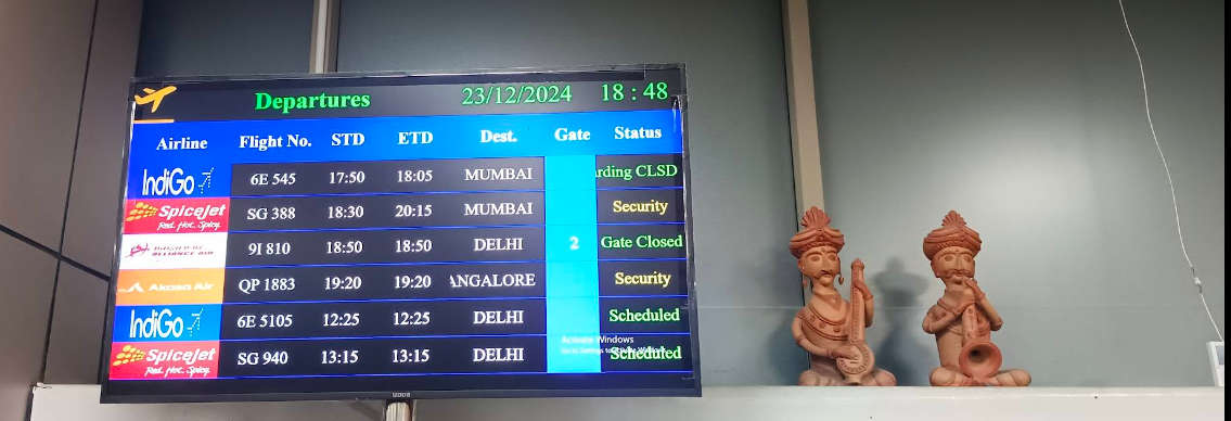 Gorakhpur Airport Arrival List