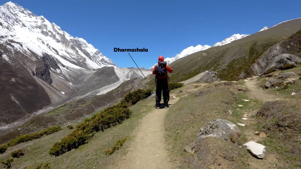near Dharmashala during Manaslu Circuit Trek in October