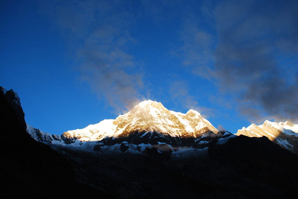 Breathtaking Sunrise in the Himalayas, Annapurna Base Camp Trek Photos