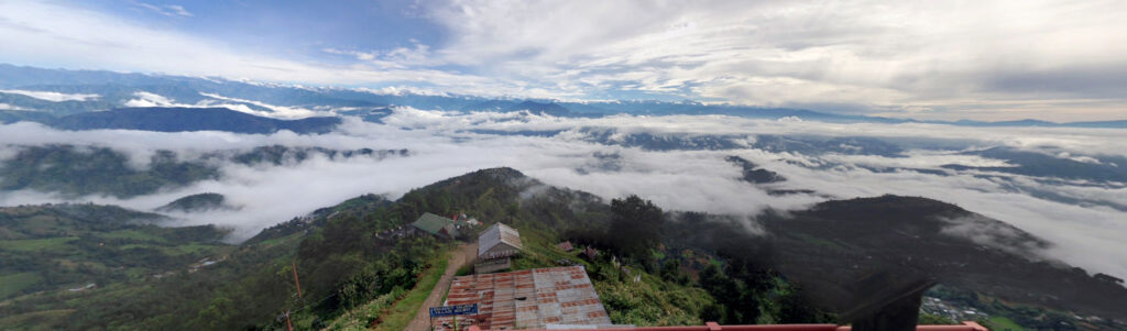 Clouds and nature View from Nagarkot