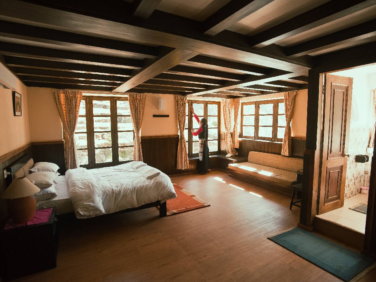 Luxury room of yeti mountain home