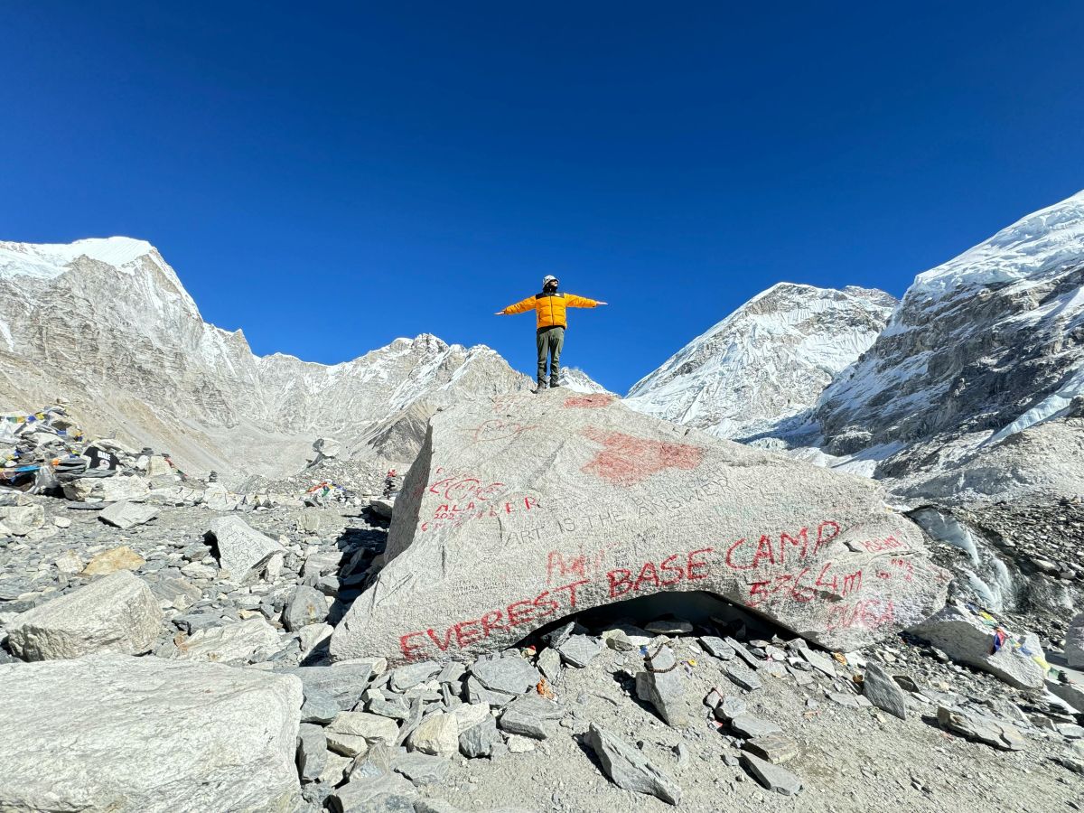 Mount Everest base camp in Nepal