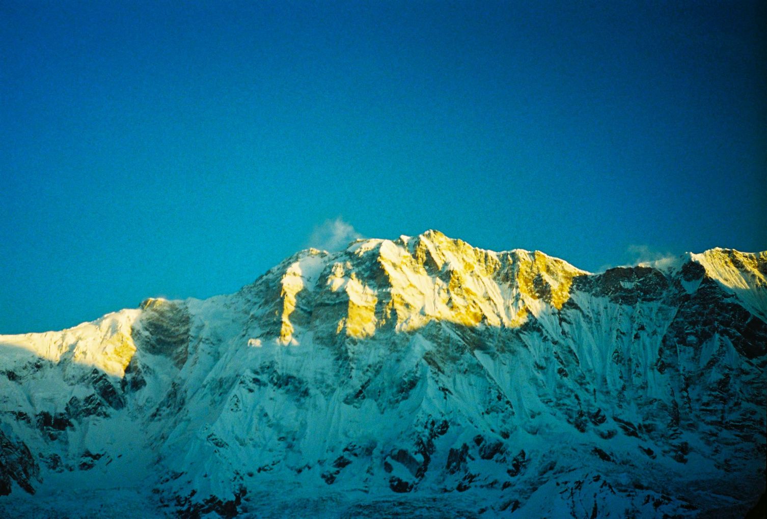 Sunrise over Annapurna peak