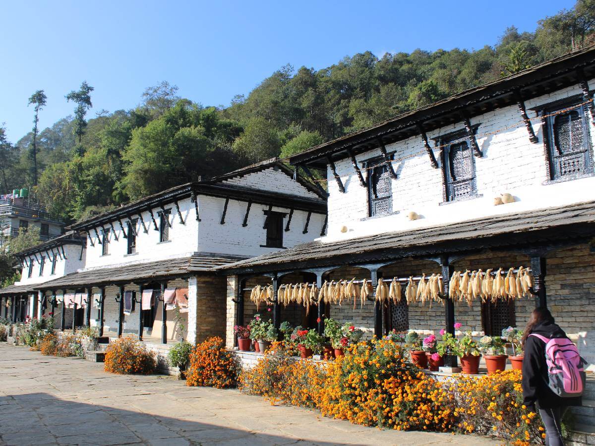 Traditional stone house of Ghandruk village